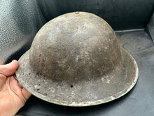 Load image into Gallery viewer, Original WW2 British Army Mk2 Combat Helmet Shell - South African Production - The Militaria Shop