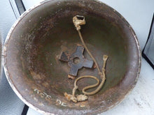 Load image into Gallery viewer, Mk3 Canadian / British Army Original WW2 Turtle Helmet High Rivet - The Militaria Shop