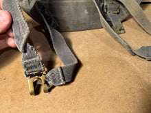 Load image into Gallery viewer, Original WW2 British Army / RAF 37 Pattern Small Pack & L Strap Set - The Militaria Shop