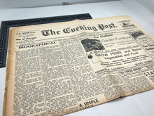 Load image into Gallery viewer, Original WW2 British Newspaper Channel Islands Occupation Jersey - April 1941 - The Militaria Shop