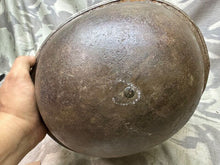 Load image into Gallery viewer, Original WW2 Canadian / British Army Mk3 High Rivet Turtle Helmet - The Militaria Shop