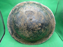 Load image into Gallery viewer, Original WW2 South African Army Mk2 Brodie Helmet - British Style Combat Helmet - The Militaria Shop