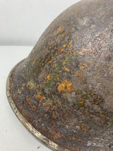 Charger l'image dans la galerie, Mk3 Canadian / British Army Original WW2 Turtle Helmet High Rivet - The Militaria Shop