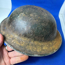 Load image into Gallery viewer, Original WW2 British Army Mk2 Combat Helmet Shell - South African Manufactured - The Militaria Shop