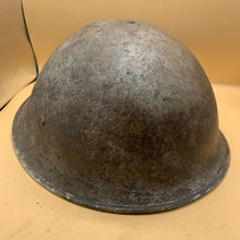 Charger l'image dans la galerie, Original WW2 British / Canadian Army Mk3 Hight Rivet Turtle Army Combat Helmet - The Militaria Shop