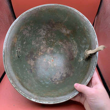 Charger l'image dans la galerie, Original British / Canadian Army WW2 Soldiers Military Combat Mk3 Turtle Helmet - The Militaria Shop