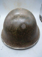 Load image into Gallery viewer, Original WW2 British / Canadian Army Mk3 High Rivet Turtle Army Combat Helmet - The Militaria Shop