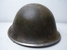 Load image into Gallery viewer, Mk3 Canadian / British Army Original WW2 Turtle Helmet High Rivet - The Militaria Shop