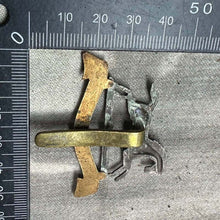 Load image into Gallery viewer, Original WW2 British Army Cap Badge - 3rd The King's Own Hussars - The Militaria Shop