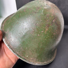 Load image into Gallery viewer, Original WW2 British / Canadian Army Mk3 Combat Helmet & Liner - The Militaria Shop