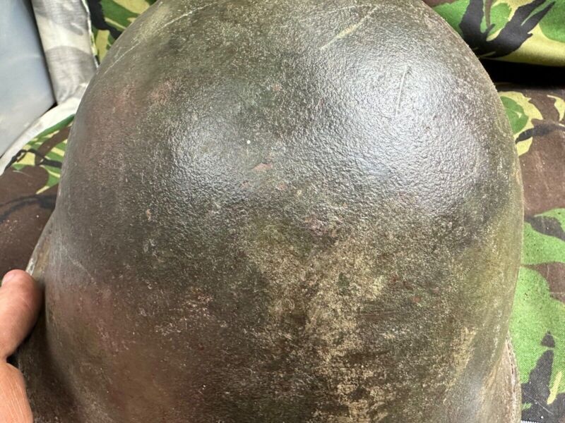 British / Canadian Army Mark 3 Turtle Helmet - Original WW2 Combat Helmet - The Militaria Shop