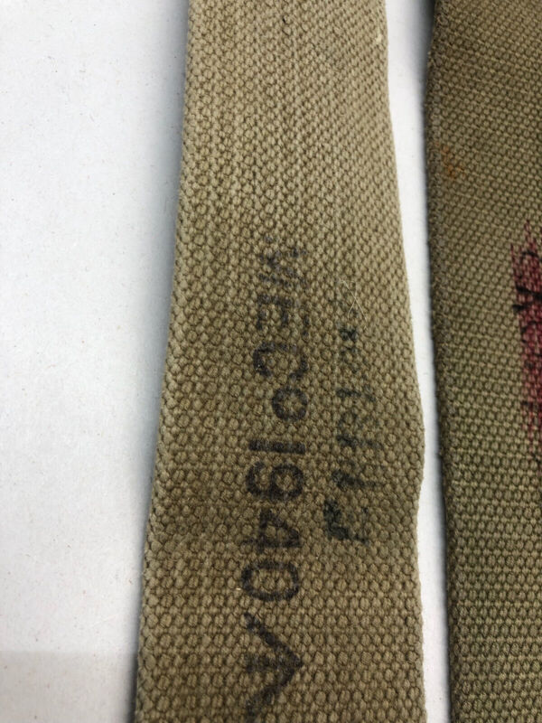 Original WW2 British Army 37 Pattern L Straps Pair - Wartime Dated - The Militaria Shop