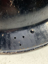 Load image into Gallery viewer, Original WW2 British Home Front Civil Defence Black Helmet with Liner - The Militaria Shop