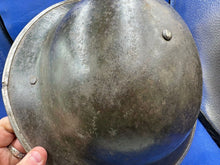 Load image into Gallery viewer, Original WW2 British Army Mk2 Combat Helmet Shell - South African - With Liner - The Militaria Shop