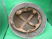 Load image into Gallery viewer, Original WW2 South African Army Mk2 Brodie Helmet - British Style Combat Helmet - The Militaria Shop