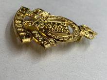 Load image into Gallery viewer, Original WW2 British Army Kings Crown Cap Badge - Royal Army Ordnance Corps - The Militaria Shop