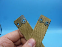 Load image into Gallery viewer, Original WW2 British Army 37 Pattern Canvass Shoulder Strap / Cross Strap - The Militaria Shop