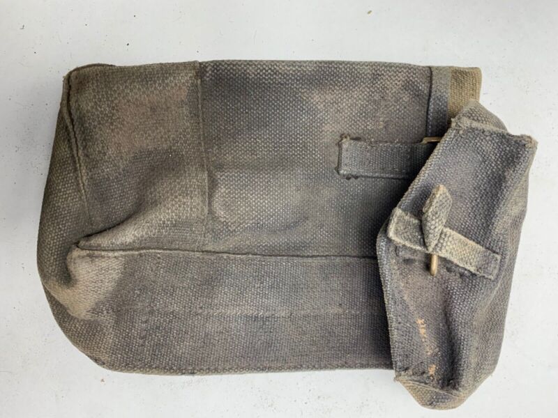 Original WW2 Pattern 37 Pattern British Army Webbing Bren Pouch - The Militaria Shop