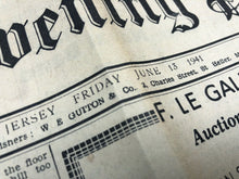 Load image into Gallery viewer, Original WW2 British Newspaper Channel Islands Occupation Jersey - June 1941 - The Militaria Shop