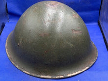 Charger l'image dans la galerie, WW2 Canadian Army Mk3 Turtle Helmet - Original WW2 Helmet Shell - High Rivet - The Militaria Shop