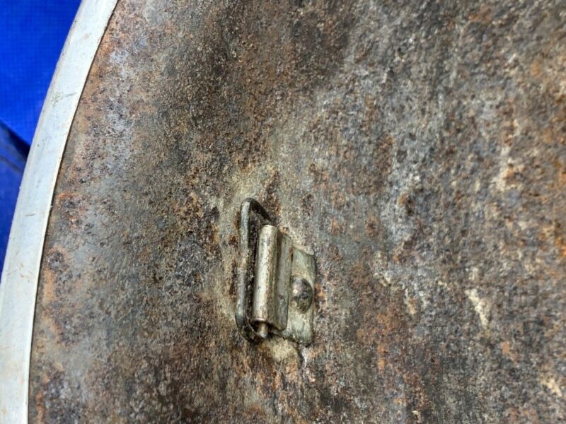 WW2 Canadian Army Mk3 Turtle Helmet - Original WW2 Helmet Shell - High Rivet - The Militaria Shop