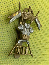 Load image into Gallery viewer, British Army - The 12th Lancers Regiment KC Cap Badge - The Militaria Shop