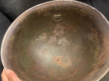 Load image into Gallery viewer, Original WW2 British Army / Canadian Army Mk3 Turtle Combat Helmet - The Militaria Shop