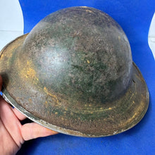 Load image into Gallery viewer, Original WW2 British Army Mk2 Combat Helmet Shell - South African Manufactured - The Militaria Shop