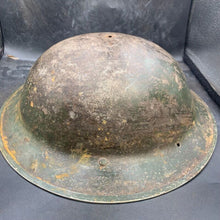 Load image into Gallery viewer, Original WW2 British Army Mk2 Combat Helmet Shell - South African Manufactured - The Militaria Shop