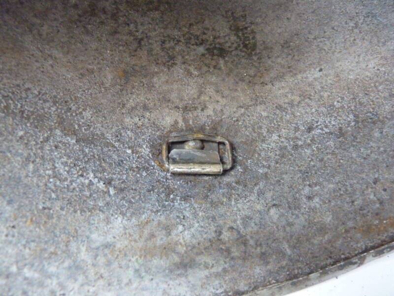 Original WW2 British / Canadian Army Mk3 High Rivet Turtle Army Combat Helmet - The Militaria Shop