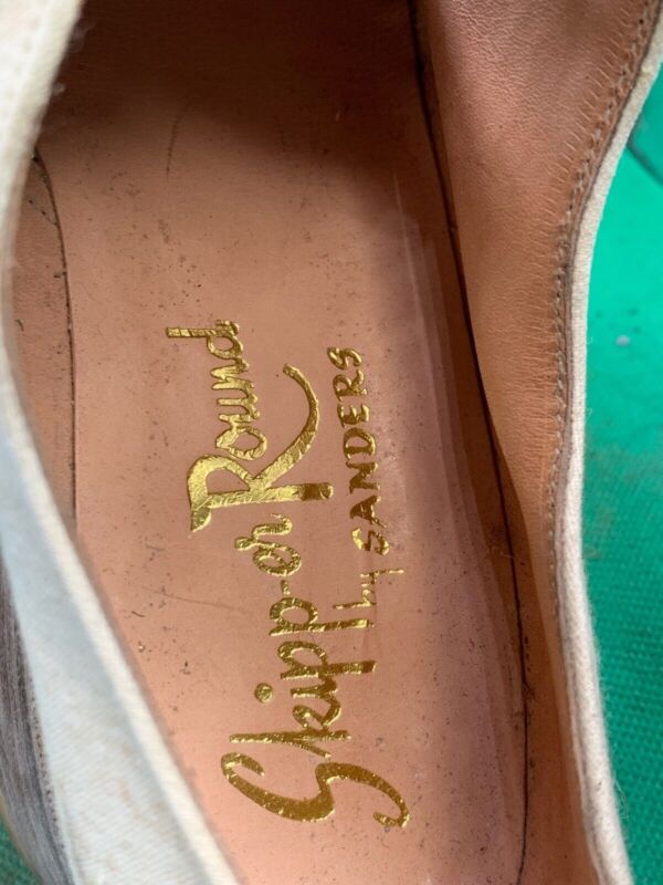 Original WW2 British Army Women's White Summer Shoes - ATS WAAF - Size 230s - The Militaria Shop