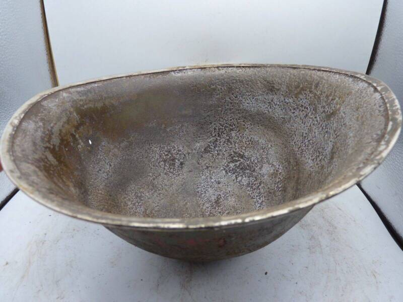 Original WW2 British / Canadian Army Mk3 High Rivet Turtle Army Combat Helmet - The Militaria Shop