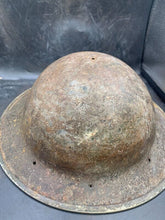 Charger l'image dans la galerie, Original WW2 British Army Mk2 Combat Helmet Shell - South African Manufactured - The Militaria Shop