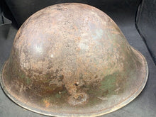 Load image into Gallery viewer, Original WW2 British Army / Canadian Army Mk3 Turtle Combat Helmet - The Militaria Shop