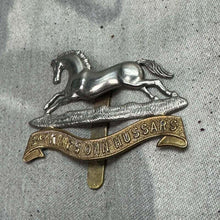 Load image into Gallery viewer, Original WW2 British Army Cap Badge - 3rd The King's Own Hussars - The Militaria Shop