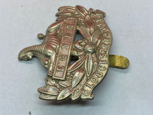 Load image into Gallery viewer, Original WW1 / WW2 British Army Gloucestershire Regiment Cap Badge - The Militaria Shop