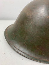 Load image into Gallery viewer, Mk3 Canadian / British Army Original WW2 Turtle Helmet High Rivet - The Militaria Shop