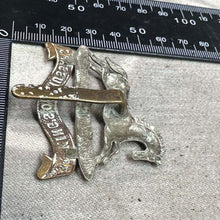 Load image into Gallery viewer, Original WW2 British Army Cap Badge - 3rd The King's Own Hussars - The Militaria Shop