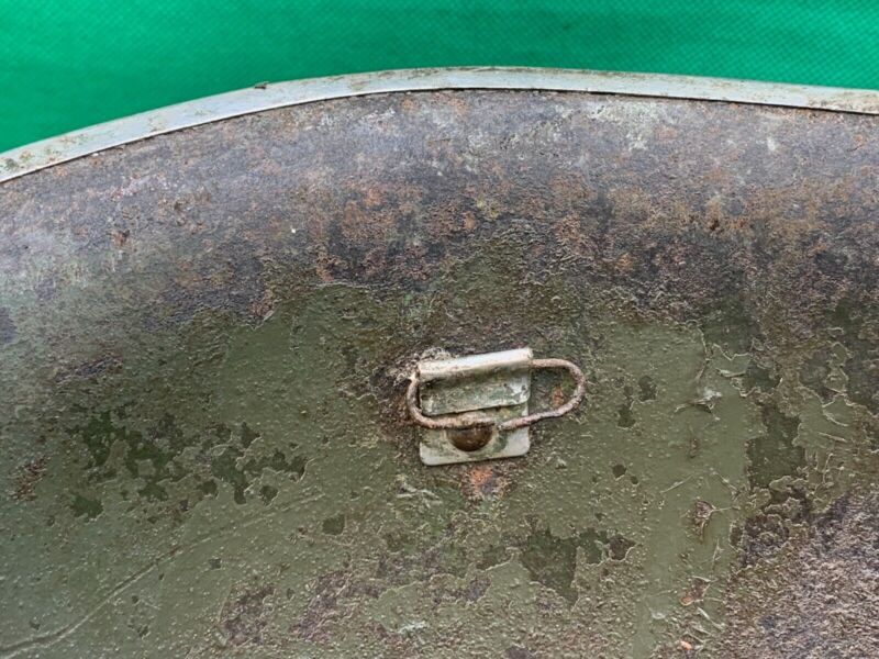 Original WW2 British Army / Canadian Army Mk3 Turtle Combat Helmet - The Militaria Shop