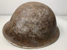 Load image into Gallery viewer, Mk3 Canadian / British Army Original WW2 Turtle Helmet High Rivet - The Militaria Shop
