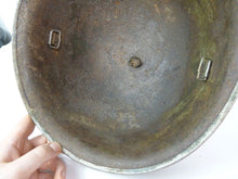 Load image into Gallery viewer, Original Mk3 Canadian / British Army WW2 Turtle Helmet High Rivet - The Militaria Shop