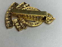 Load image into Gallery viewer, Original WW2 British Army Kings Crown Cap Badge - Royal Army Ordnance Corps - The Militaria Shop