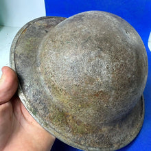 Load image into Gallery viewer, Original WW2 British Army Mk2 Combat Helmet Shell - The Militaria Shop
