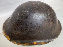 Load image into Gallery viewer, Original WW2 British / Canadian Army Mk3 Turtle Helmet - The Militaria Shop