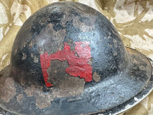 Load image into Gallery viewer, British Army Mk2 Brodie Helmet - Original WW2 - South African Manufactured - The Militaria Shop