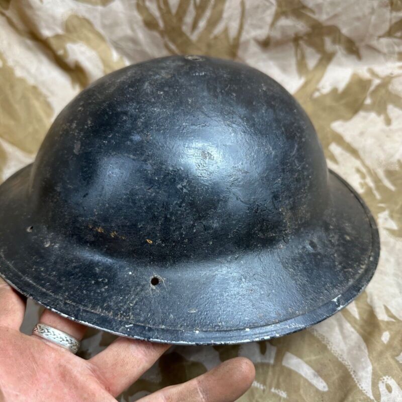British Army Mk2 Brodie Helmet - Original WW2 - South African Manufactured - The Militaria Shop