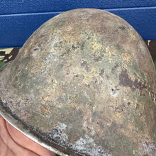 Charger l'image dans la galerie, WW2 Canadian Army Mk3 Turtle Helmet - Original Helmet Shell - High Rivet - The Militaria Shop