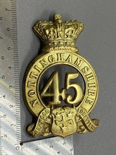 Load image into Gallery viewer, Original British Army - 45th Regiment of Foot (Nottinghamshire Regiment) Badge - The Militaria Shop