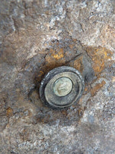 Load image into Gallery viewer, Mk3 Canadian / British Army Original WW2 Turtle Helmet High Rivet - The Militaria Shop