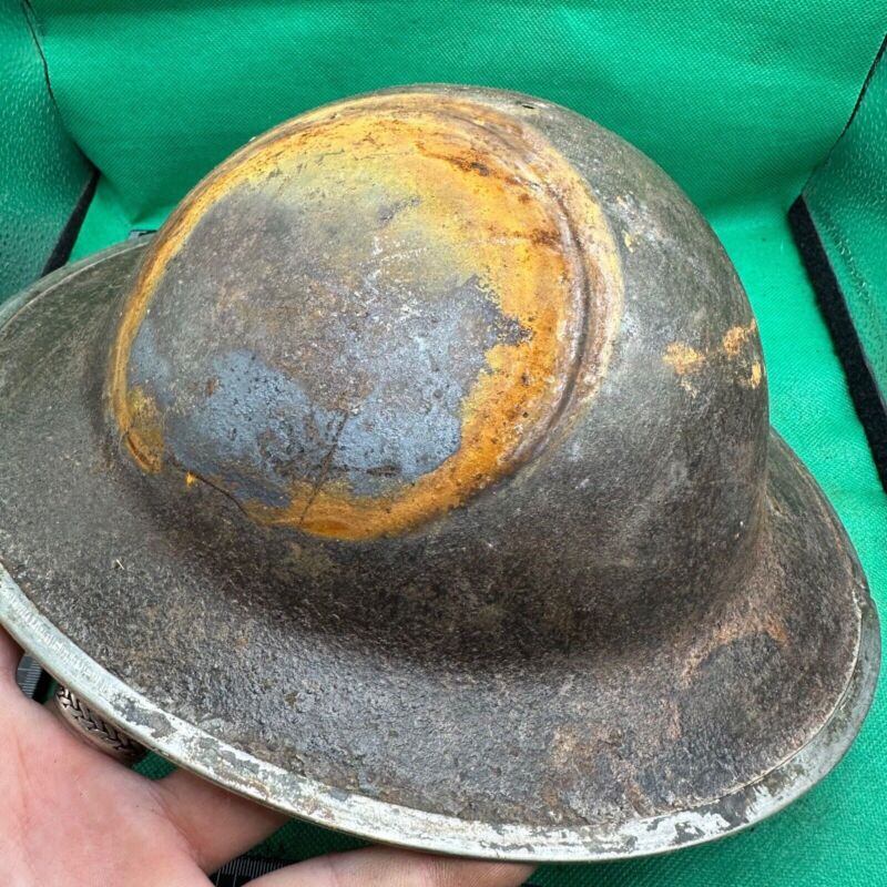 British Army Mk2 Brodie Helmet - Original WW2 - South African Manufactured - The Militaria Shop